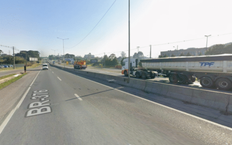 Trecho da BR-376 terá bloqueio na madrugada desta terça (21) em São José dos Pinhais