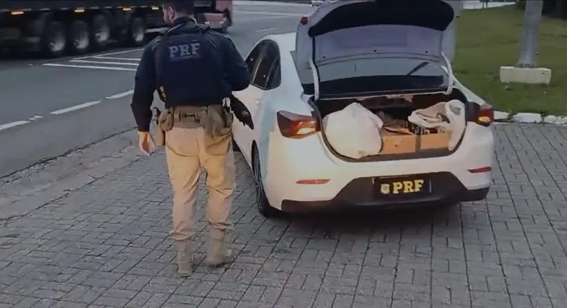 PRF prende homem com carga de R$ 50 mil em mercadorias compradas com cartões clonados em São José dos Pinhais