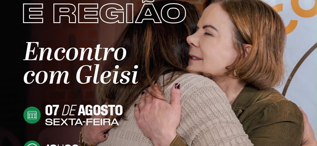Gleisi Hoffmann participa de encontro com apoiadores em São José dos Pinhais nesta sexta-feira