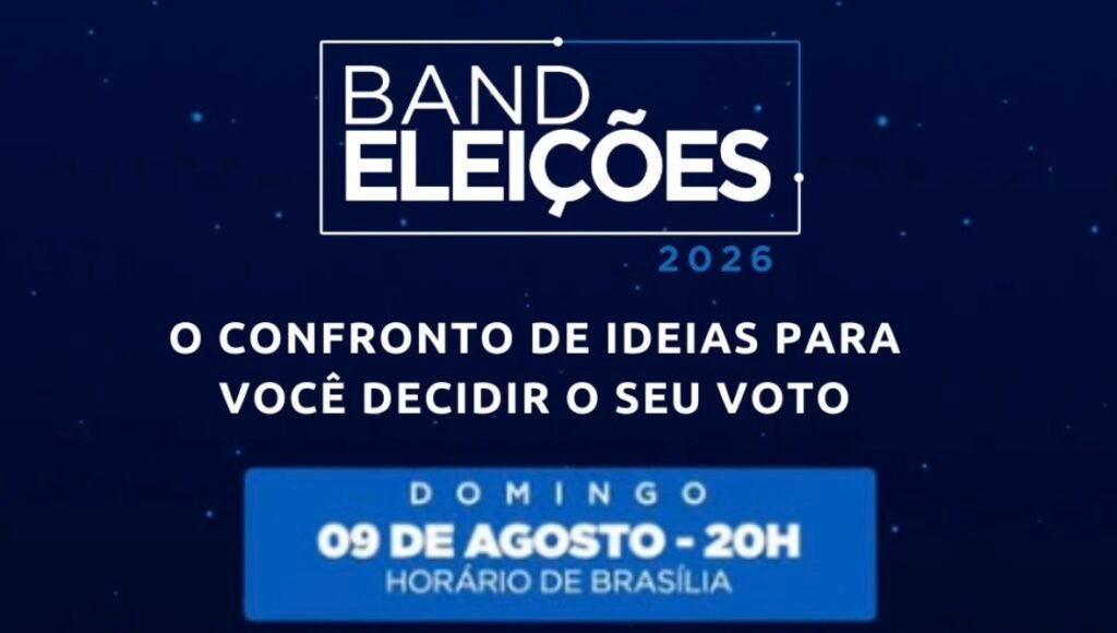 Band realiza primeiro debate entre candidatos ao Governo do Paraná neste domingo