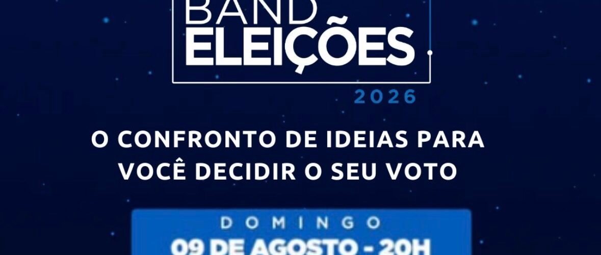 Band realiza primeiro debate entre candidatos ao Governo do Paraná neste domingo