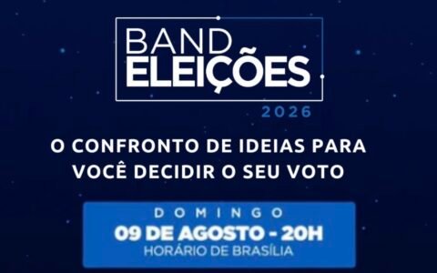 Band realiza primeiro debate entre candidatos ao Governo do Paraná neste domingo