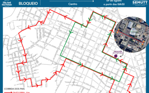 ATENÇÃO, MOTORISTAS: SÃO JOSÉ DOS PINHAIS TERÁ BLOQUEIOS DE TRÂNSITO