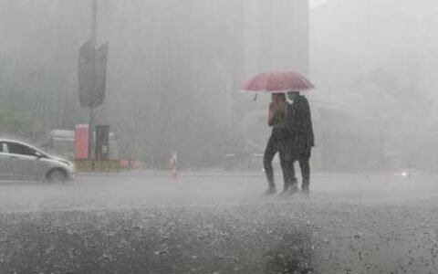 Curitiba e São José dos Pinhais têm chuva forte e trovoadas na madrugada