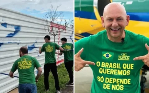 Luciano Hang oferece R$ 10 mil por informações sobre autor de pichação em loja de Curitiba