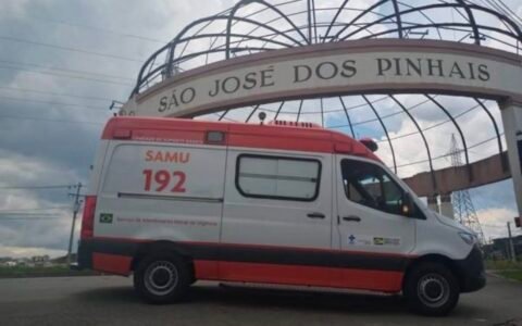 Samu de São José dos Pinhais recebe nova ambulância de R$ 292,6 mil do Ministério da Saúde