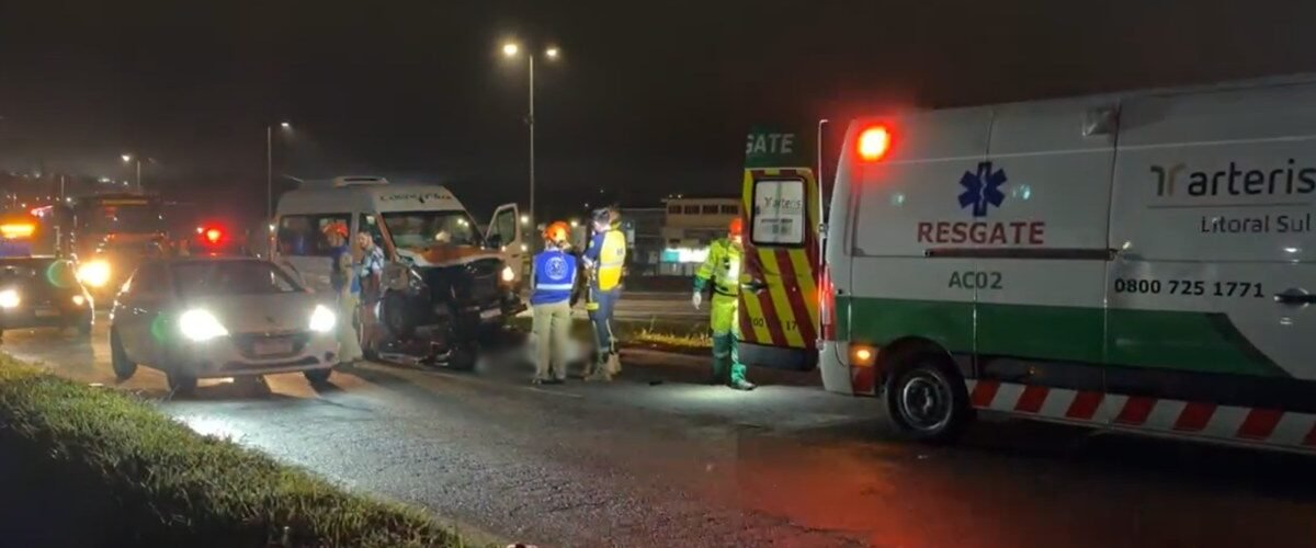 Tragédia em São José dos Pinhais: Jovem motociclista morre em violenta colisão frontal na marginal da BR-376