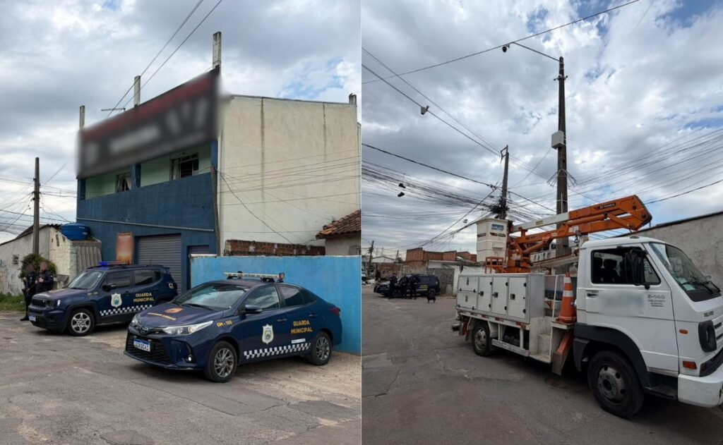 Criminosos atiram contra equipes da Guarda Municipal para impedir instalação de câmeras da Muralha Digital em São José dos Pinhais