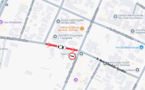 Trecho da Rua Marechal Cândido Rondon passa a ter sentido único de circulação no bairro Bom Jesus