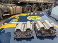 PRF prende mecânico com módulos furtados de caminhões na BR-277 em São José dos Pinhais